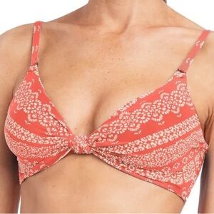 Robin Piccone Isla Underwire Bikini Top in Terracotta SZ S NWOT